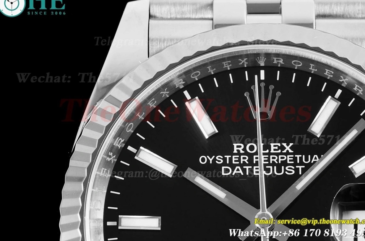 SS Black SH3235 Jub Clean Stk 126234 SS Datejust 36mm 0103